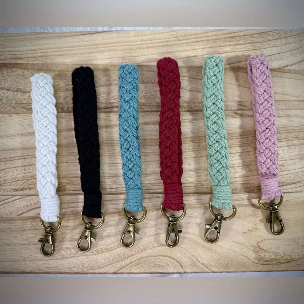 Braided Woven Wrislet Keychain‎ Strap